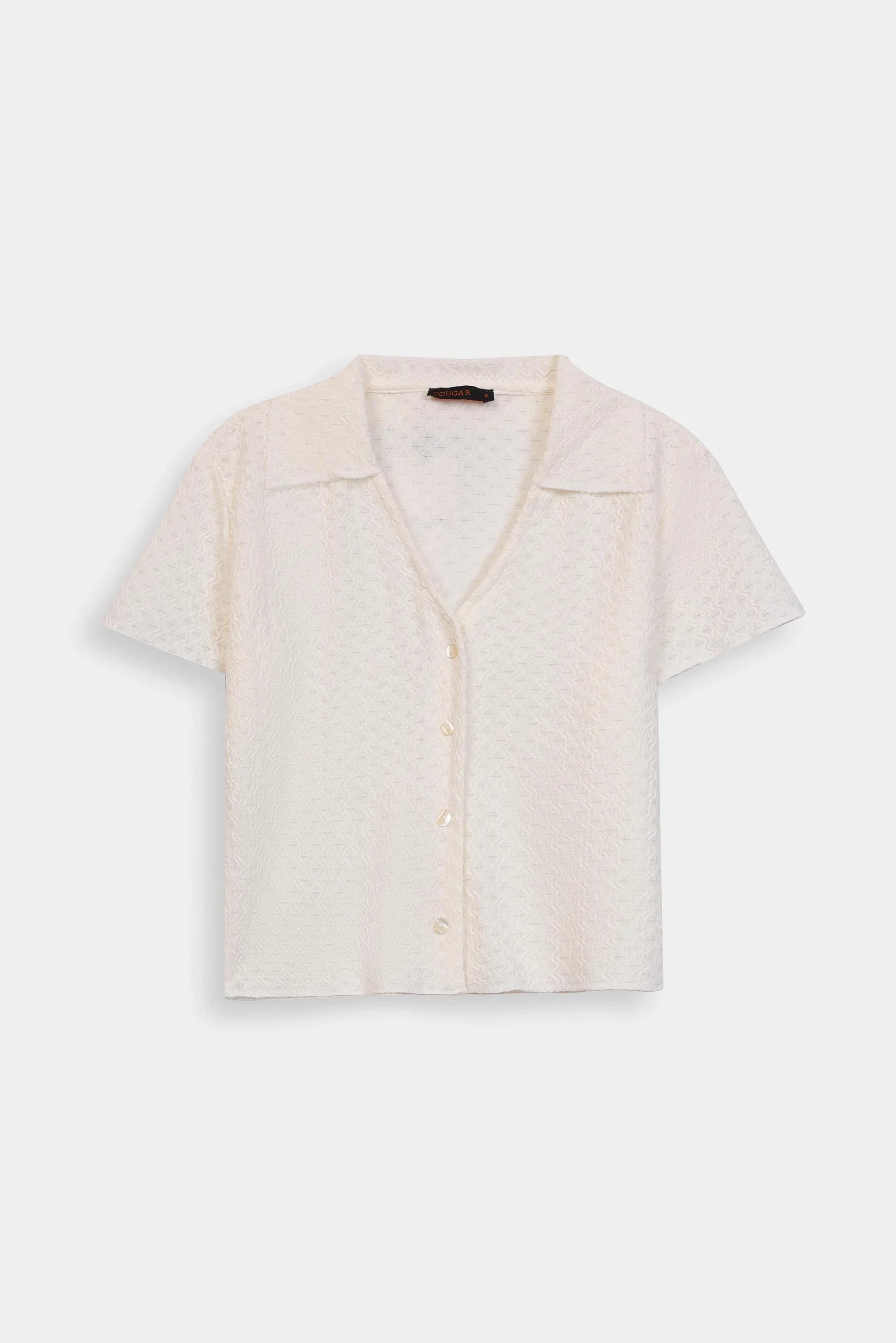 Textured Short-Sleeved Shirt - Cougar Clothing