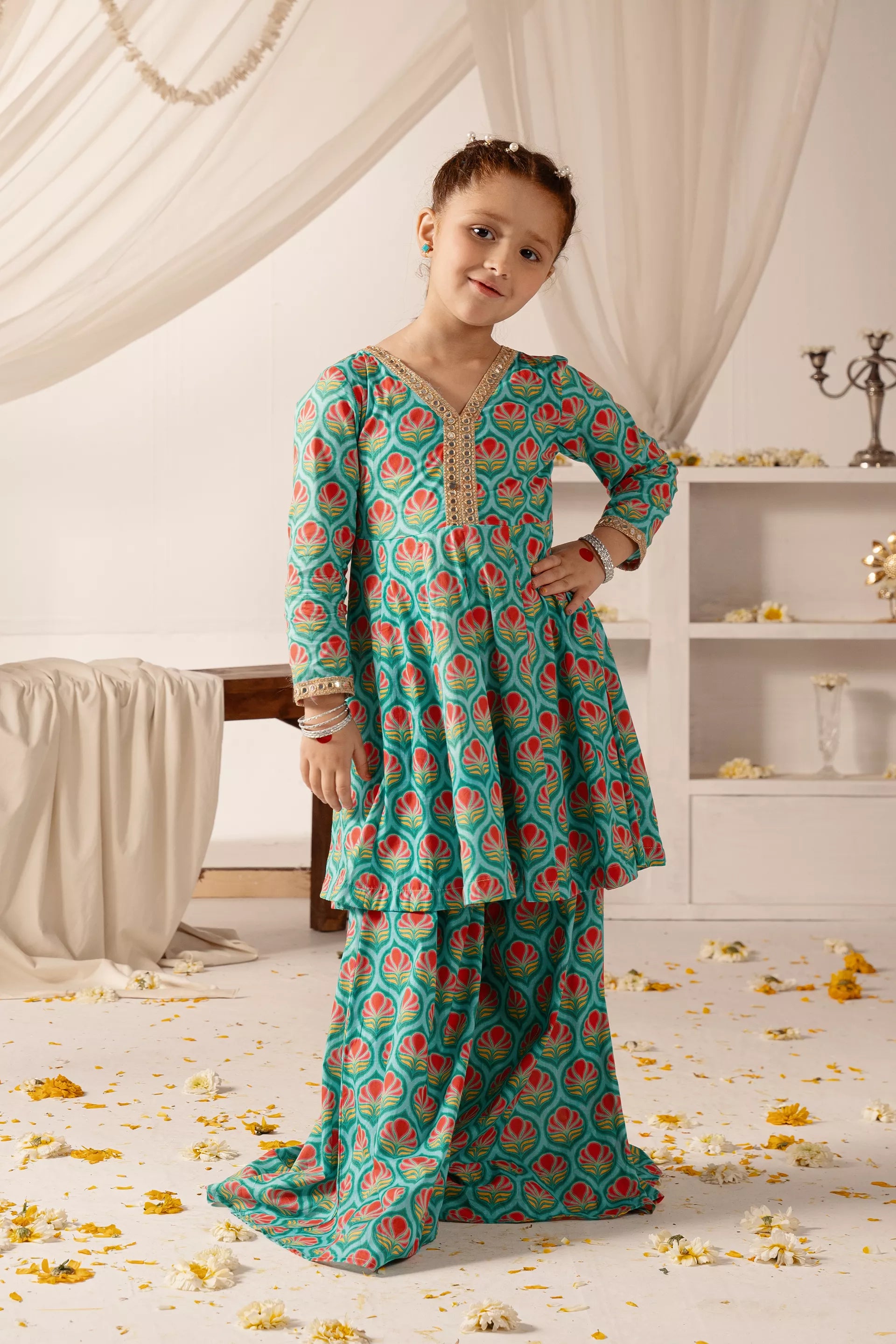 2 Piece- Printed Lawn Suit - Cougar Clothing