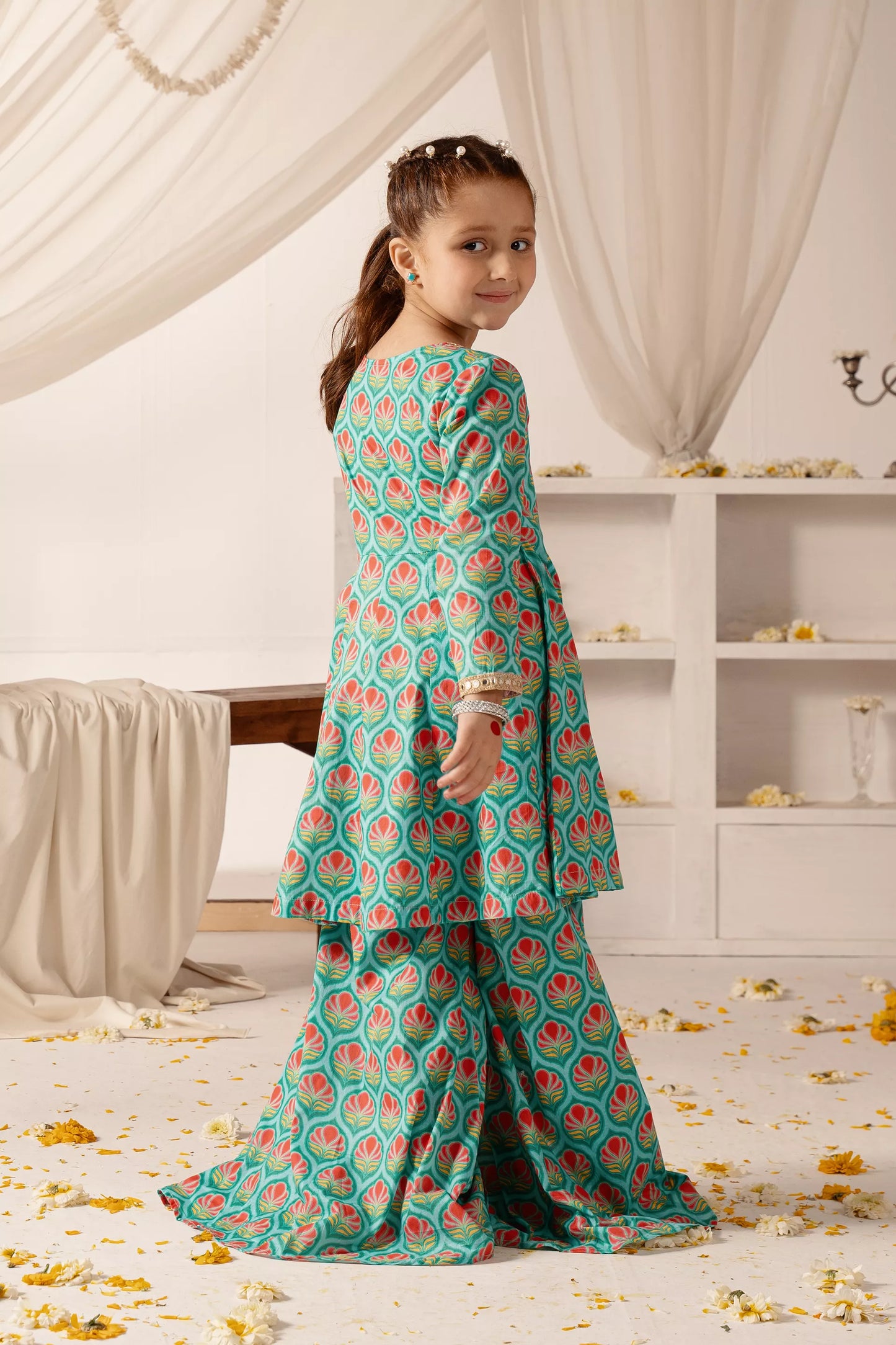 2 Piece- Printed Lawn Suit - Cougar Clothing