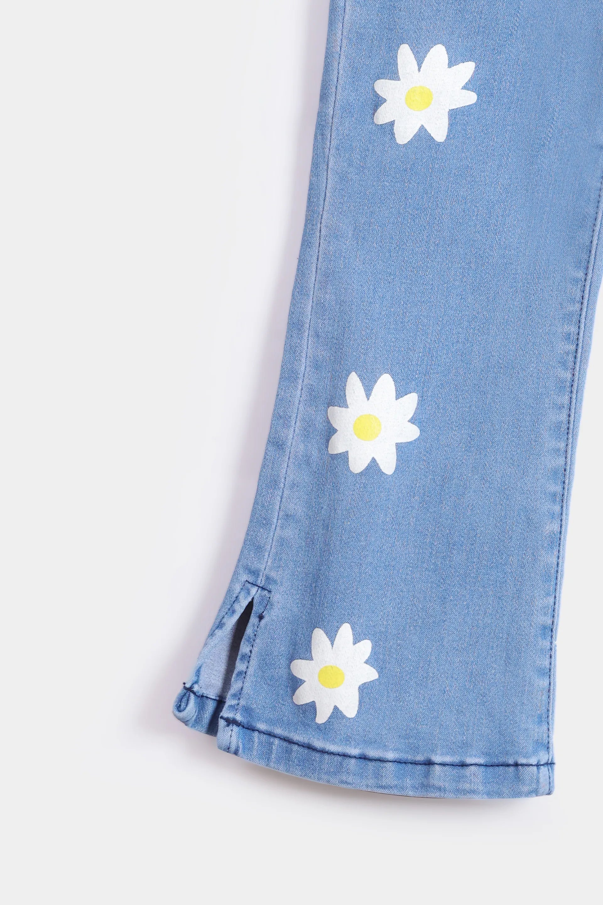 Daisy Print Jeans - Cougar Clothing