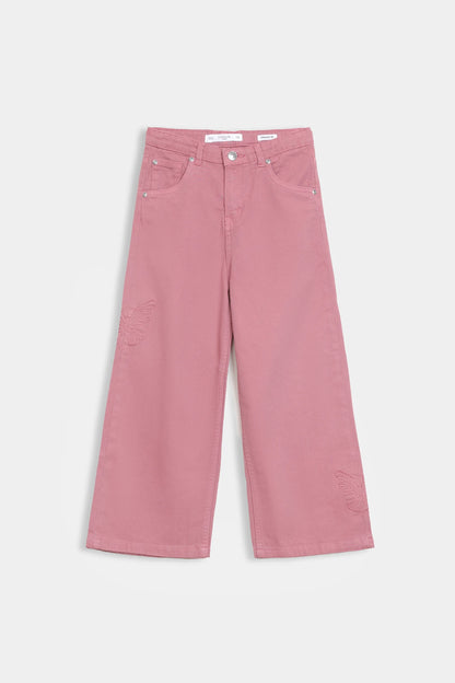 Embroidered Straight Jeans - Cougar Clothing