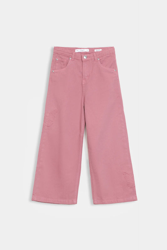 Embroidered Straight Jeans - Cougar Clothing