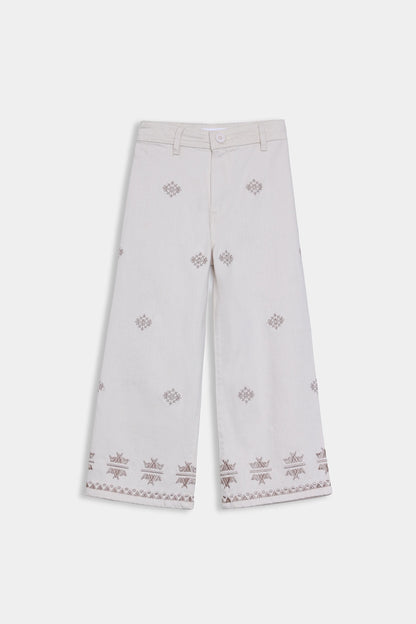 Embroidered Jeans - Cougar Clothing