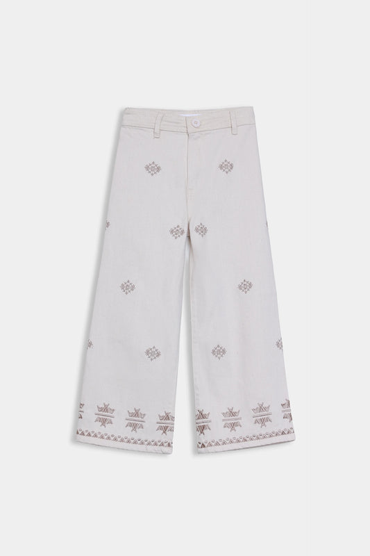 Embroidered Jeans - Cougar Clothing
