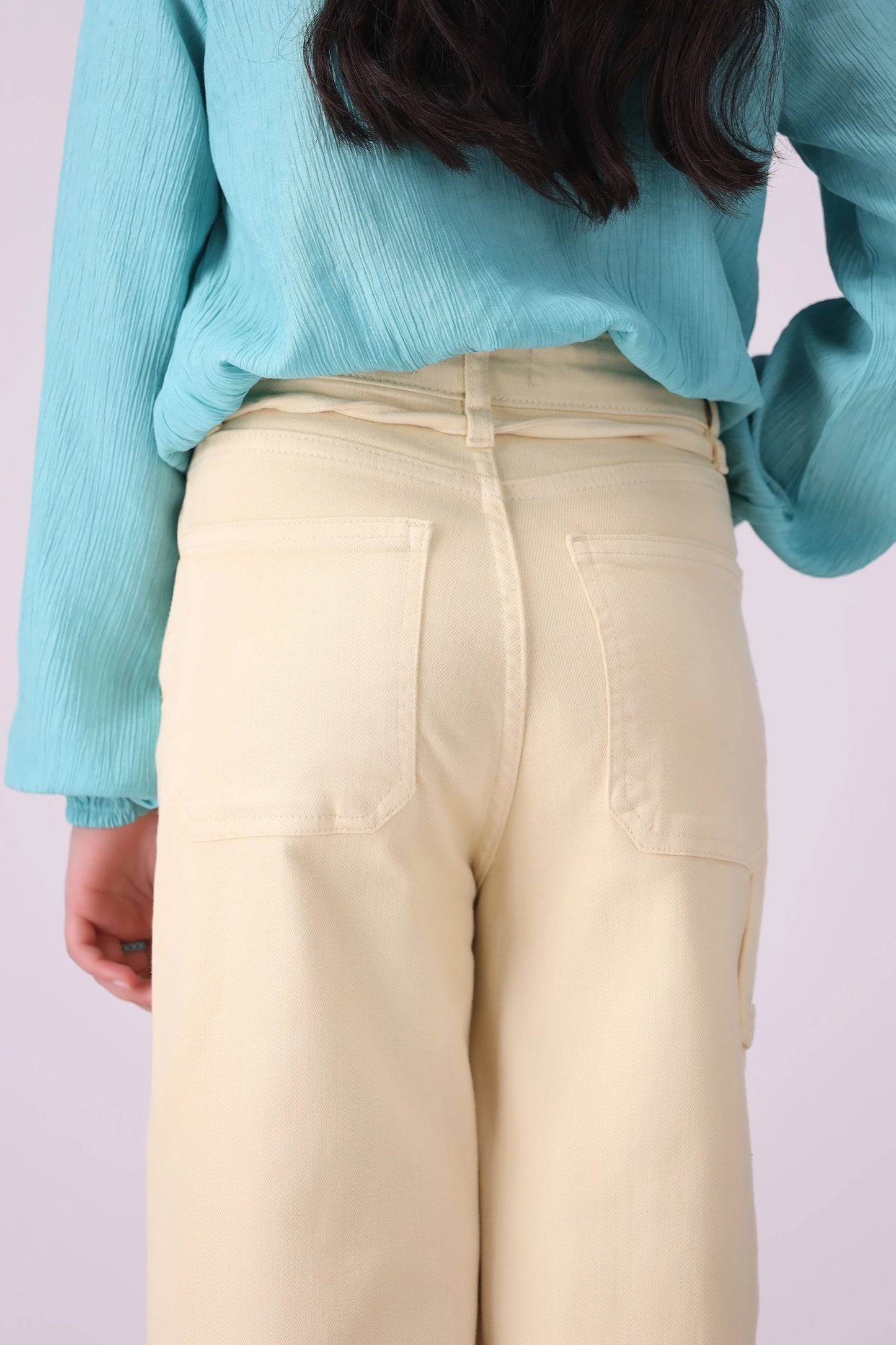Drawcord Wide Leg Jeans - Cougar Clothing
