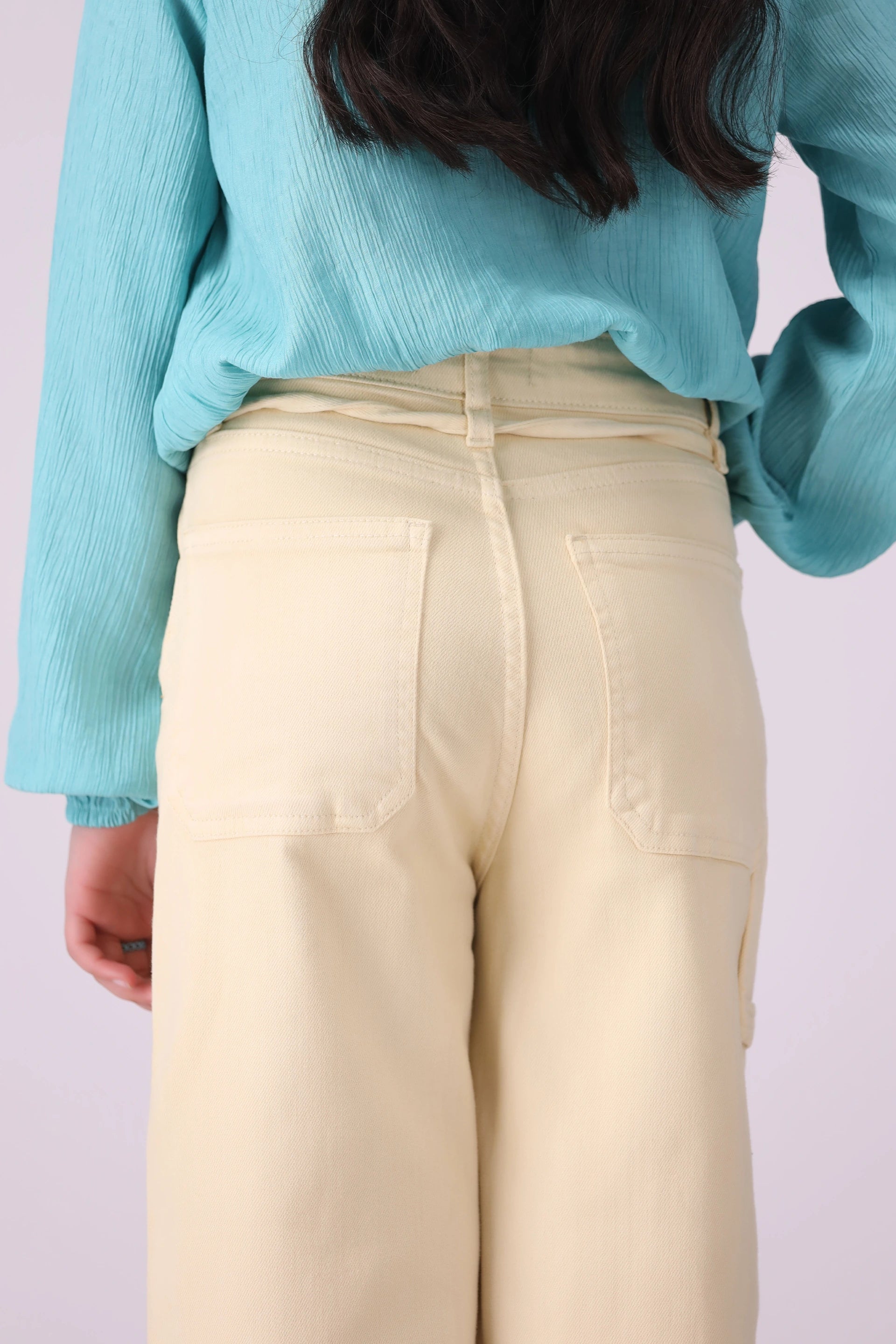 Drawcord Wide Leg Jeans - Cougar Clothing