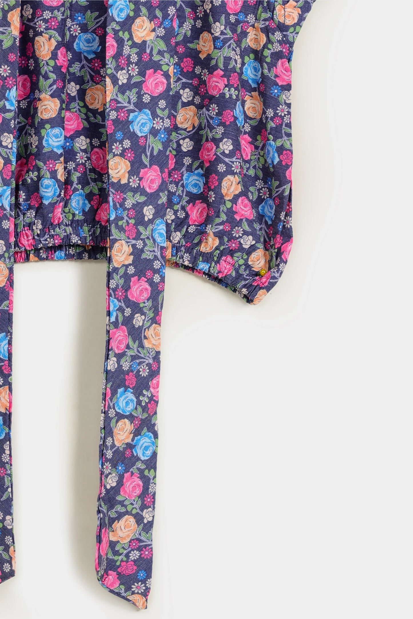 Tie-Neck Printed Top - Cougar Clothing