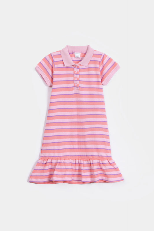 Striped Knit Dress - Cougar Clothing