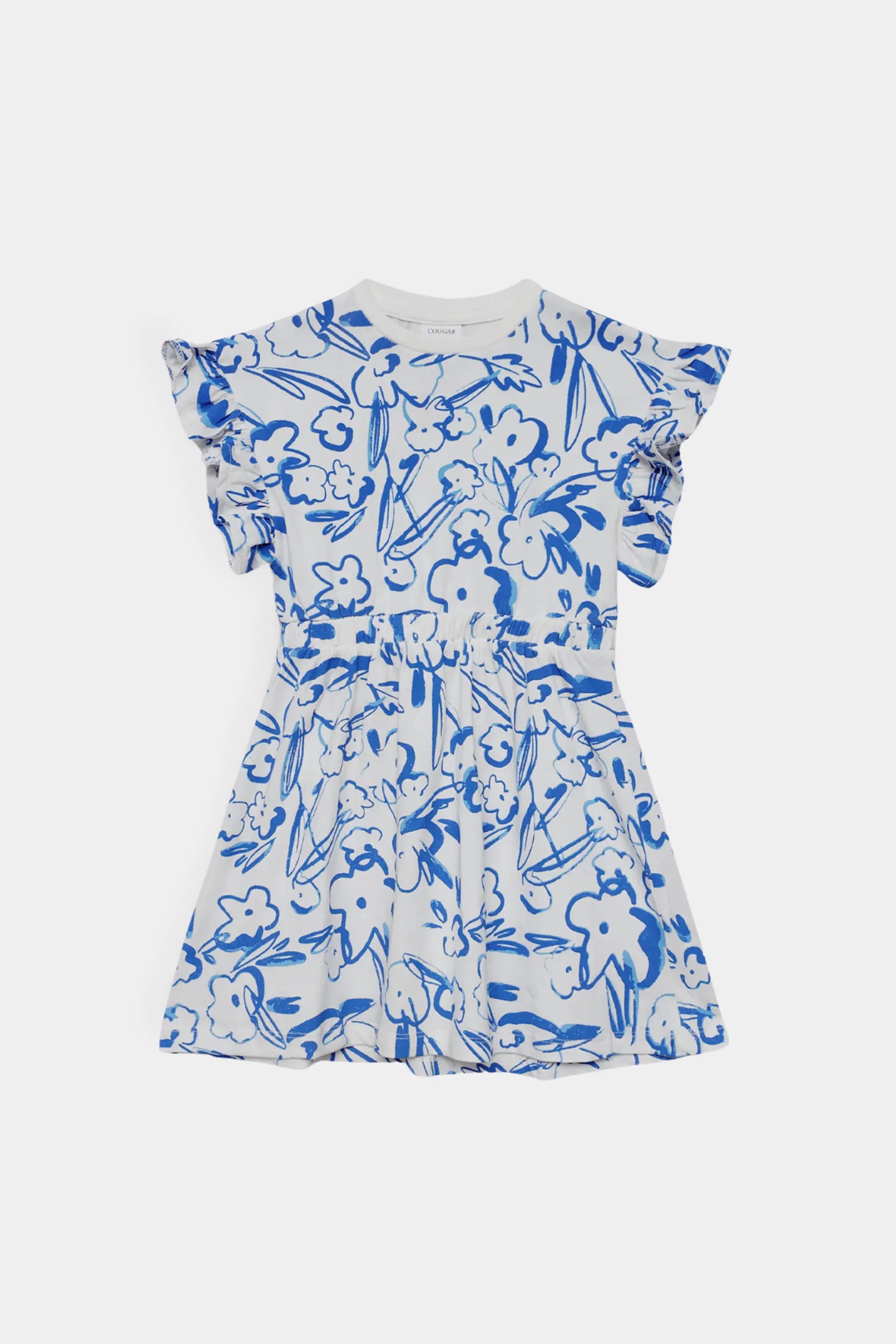 All Over Printed Knitted Dress - Cougar Clothing