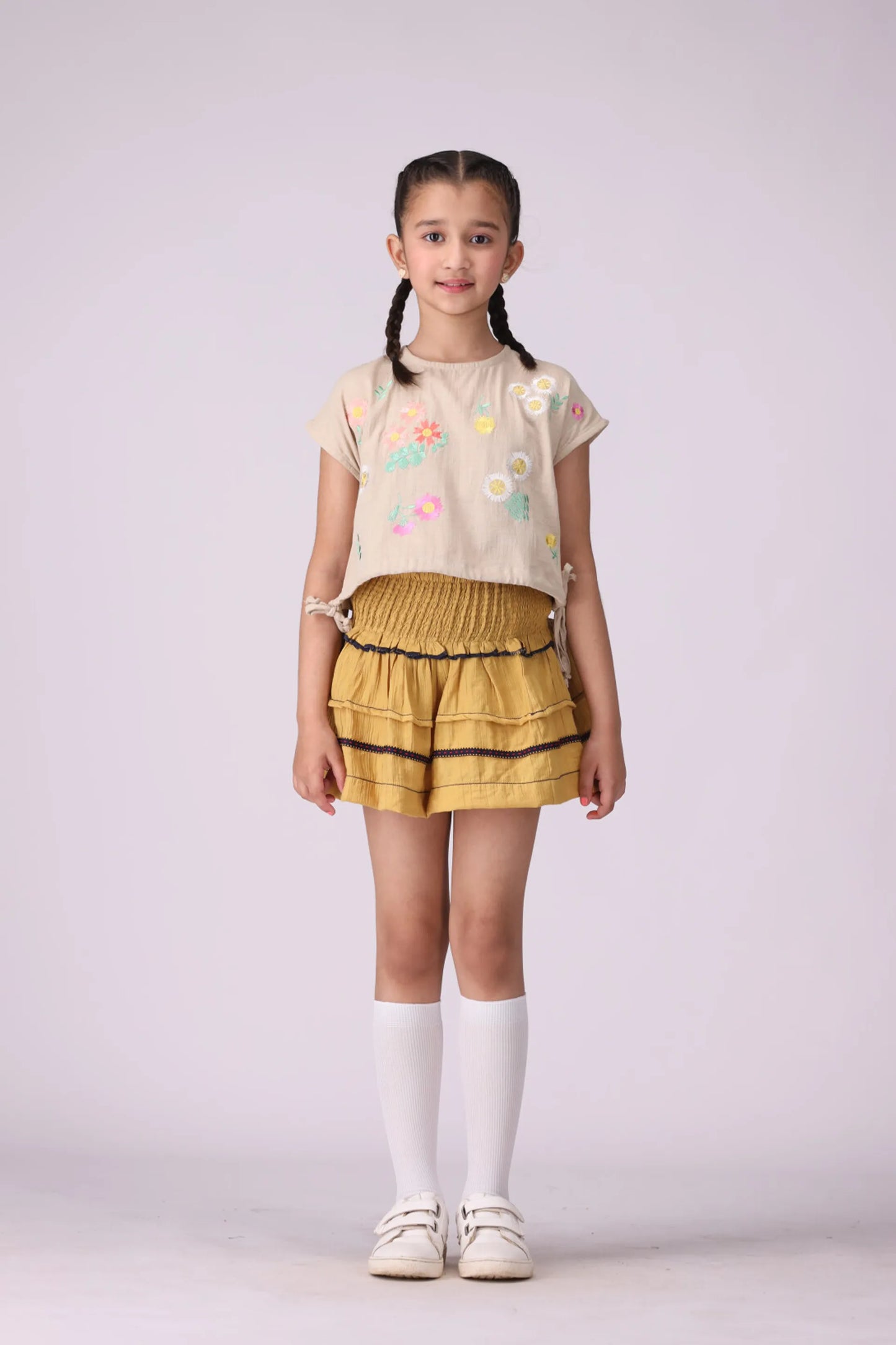 Smocked Waist Skirt - Cougar Clothing