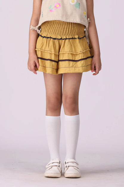 Smocked Waist Skirt - Cougar Clothing