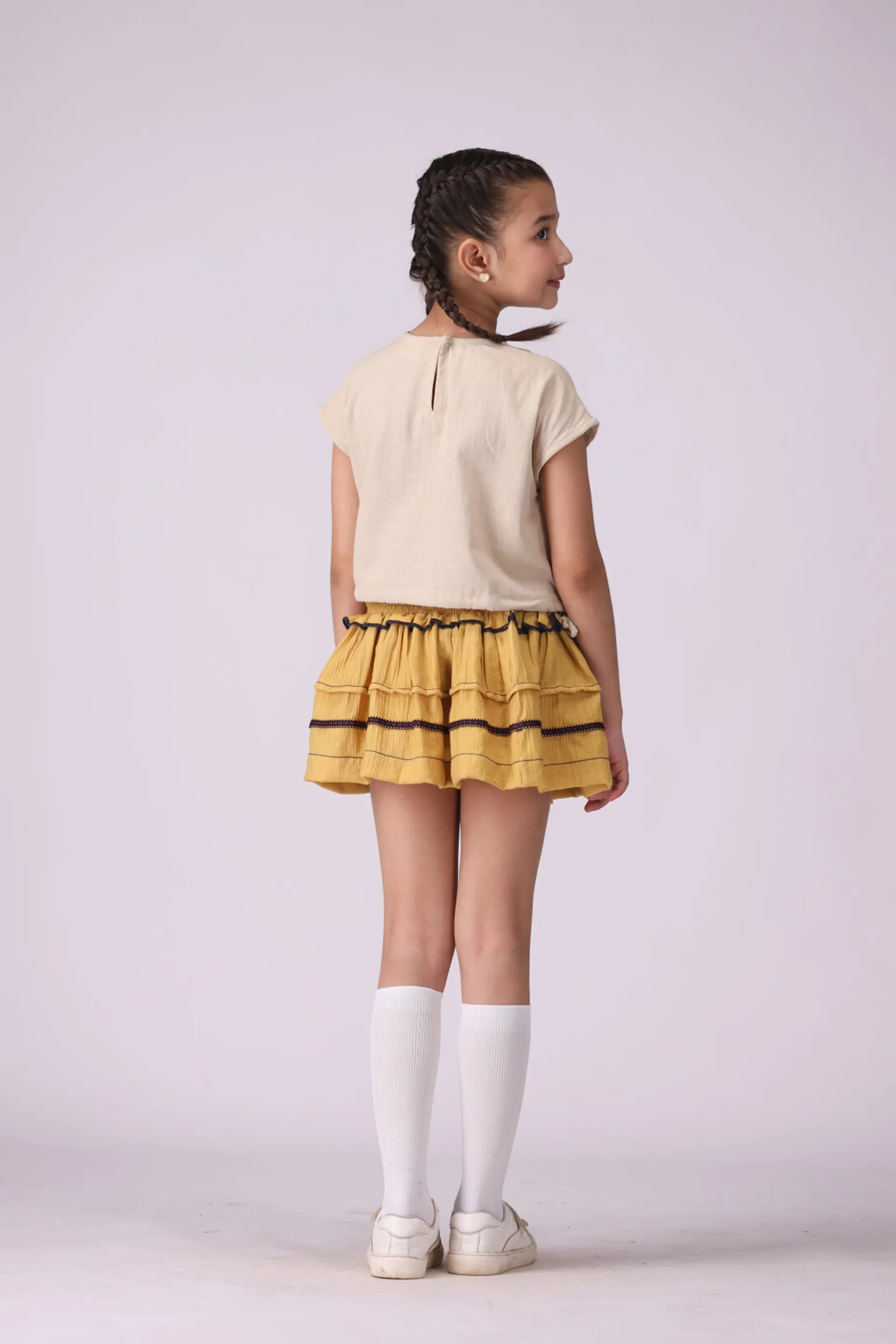 Smocked Waist Skirt - Cougar Clothing