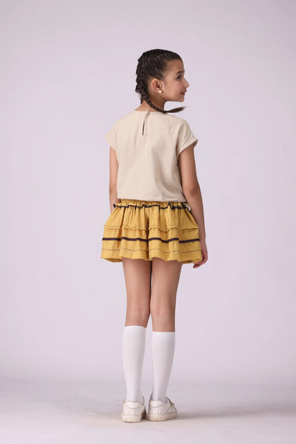 Smocked Waist Skirt - Cougar Clothing