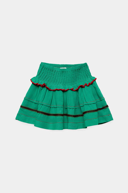 Smocked Waist Skirt - Cougar Clothing