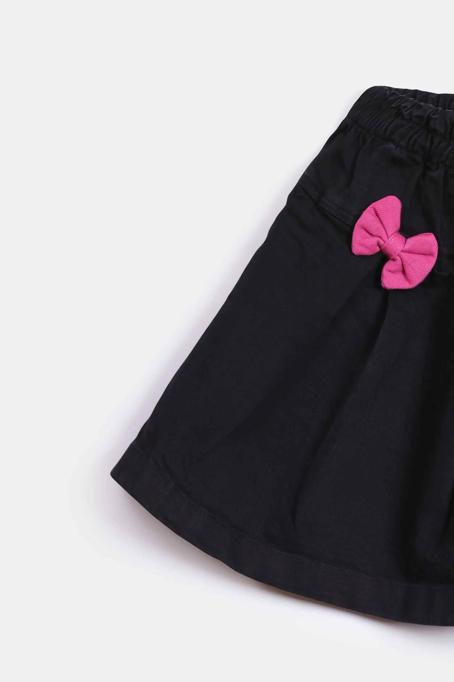 Bow Detailed Denim Skirt - Cougar Clothing