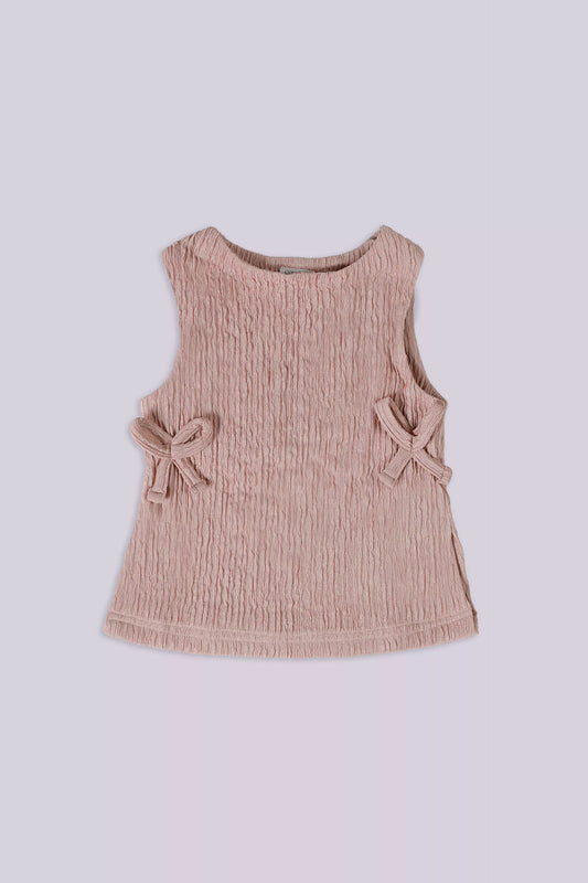 Sleeveless Textured Top - Cougar Clothing