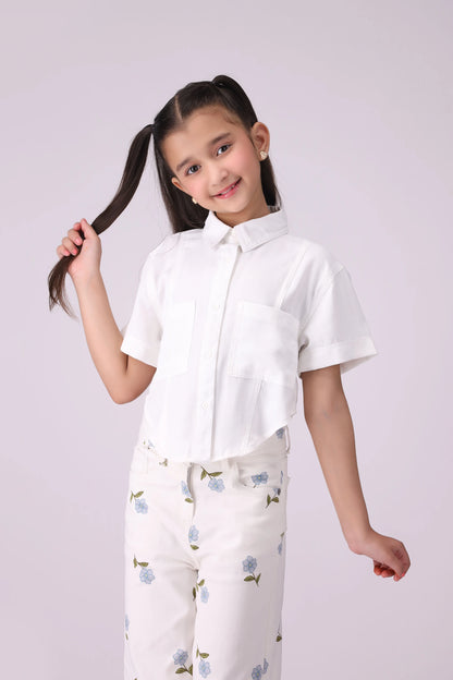 High Low Shirt With Patch Pockets - Cougar Clothing
