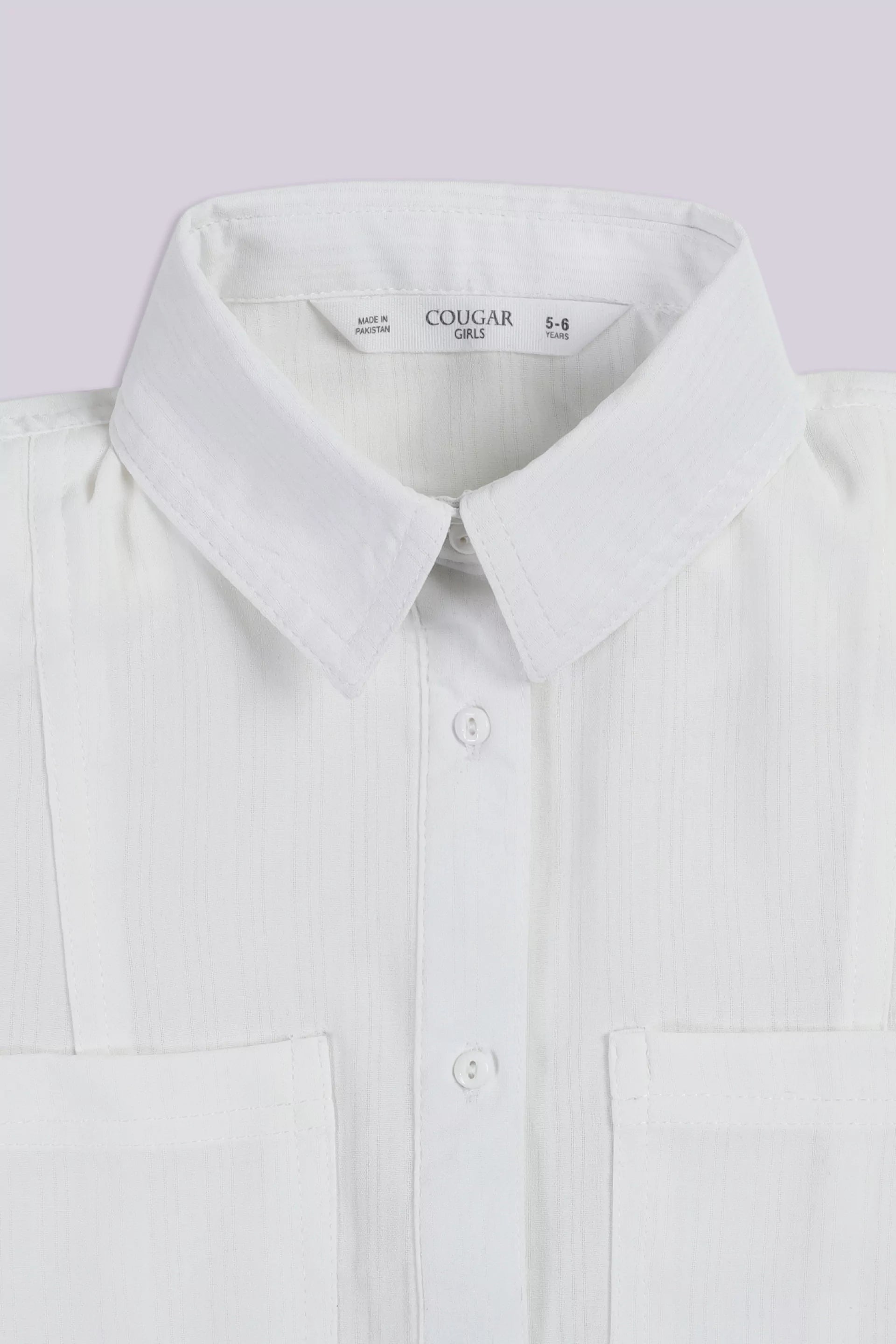 High Low Shirt With Patch Pockets - Cougar Clothing