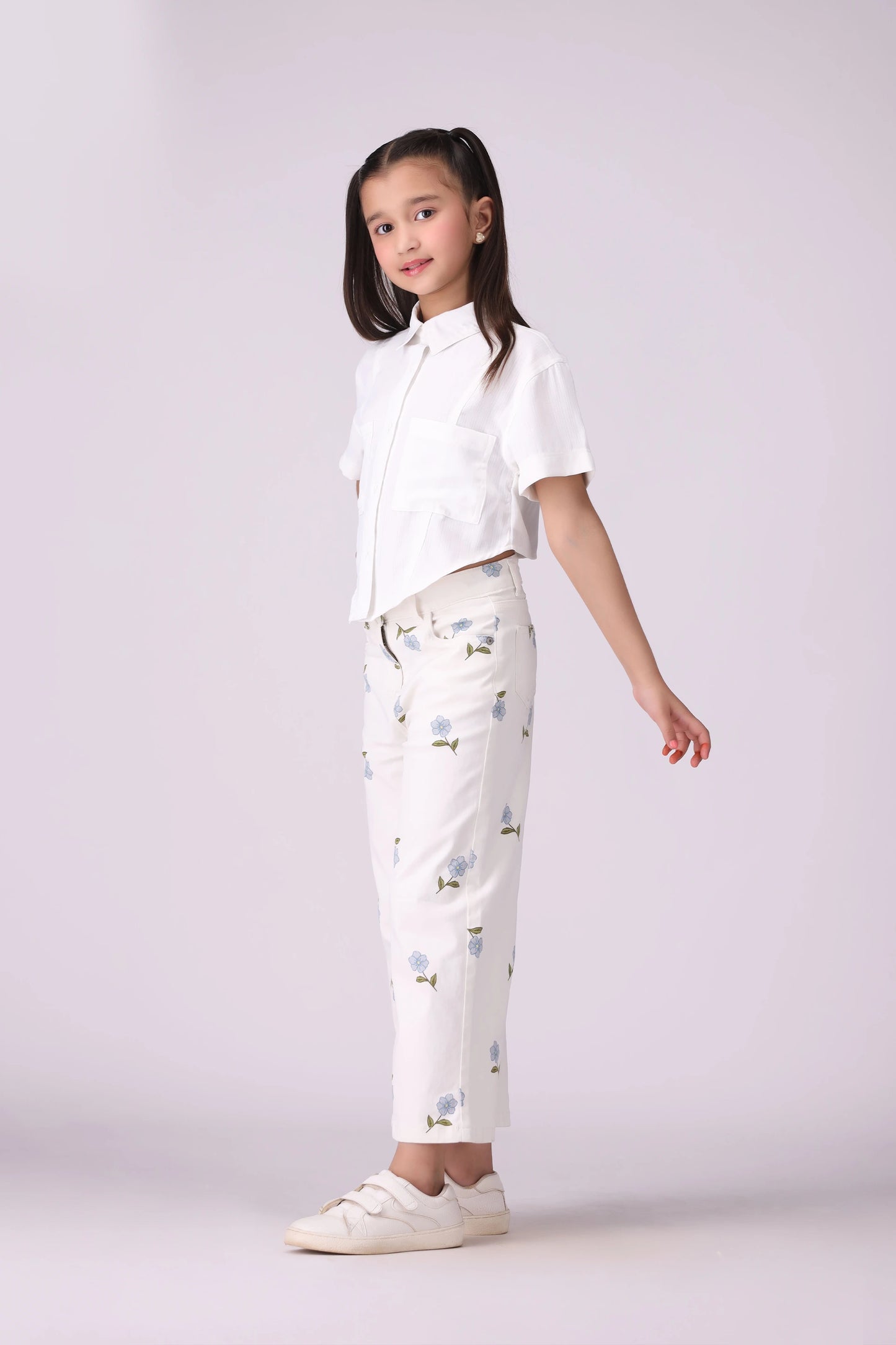 High Low Shirt With Patch Pockets - Cougar Clothing