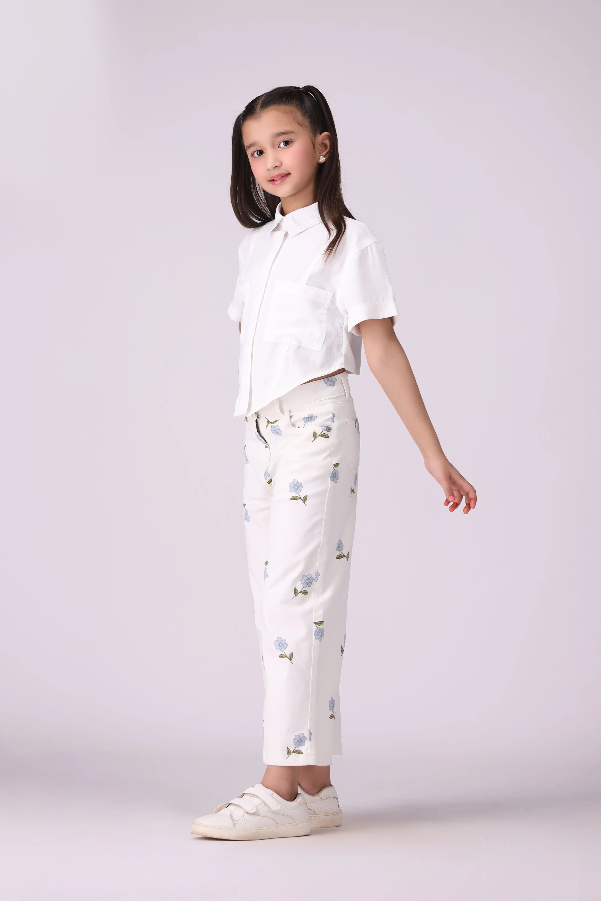 High Low Shirt With Patch Pockets - Cougar Clothing