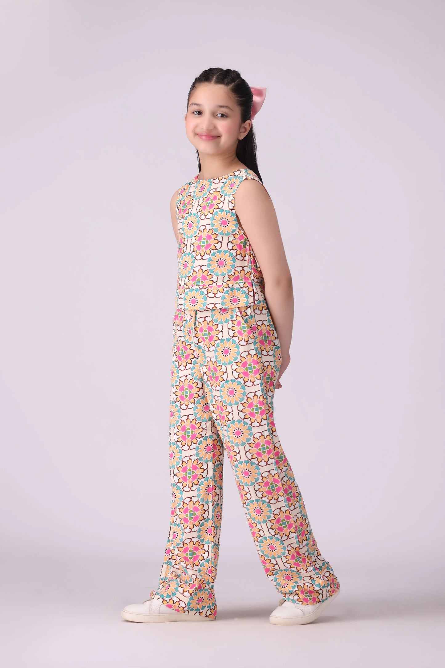 Sleeveless Printed Top - Cougar Clothing