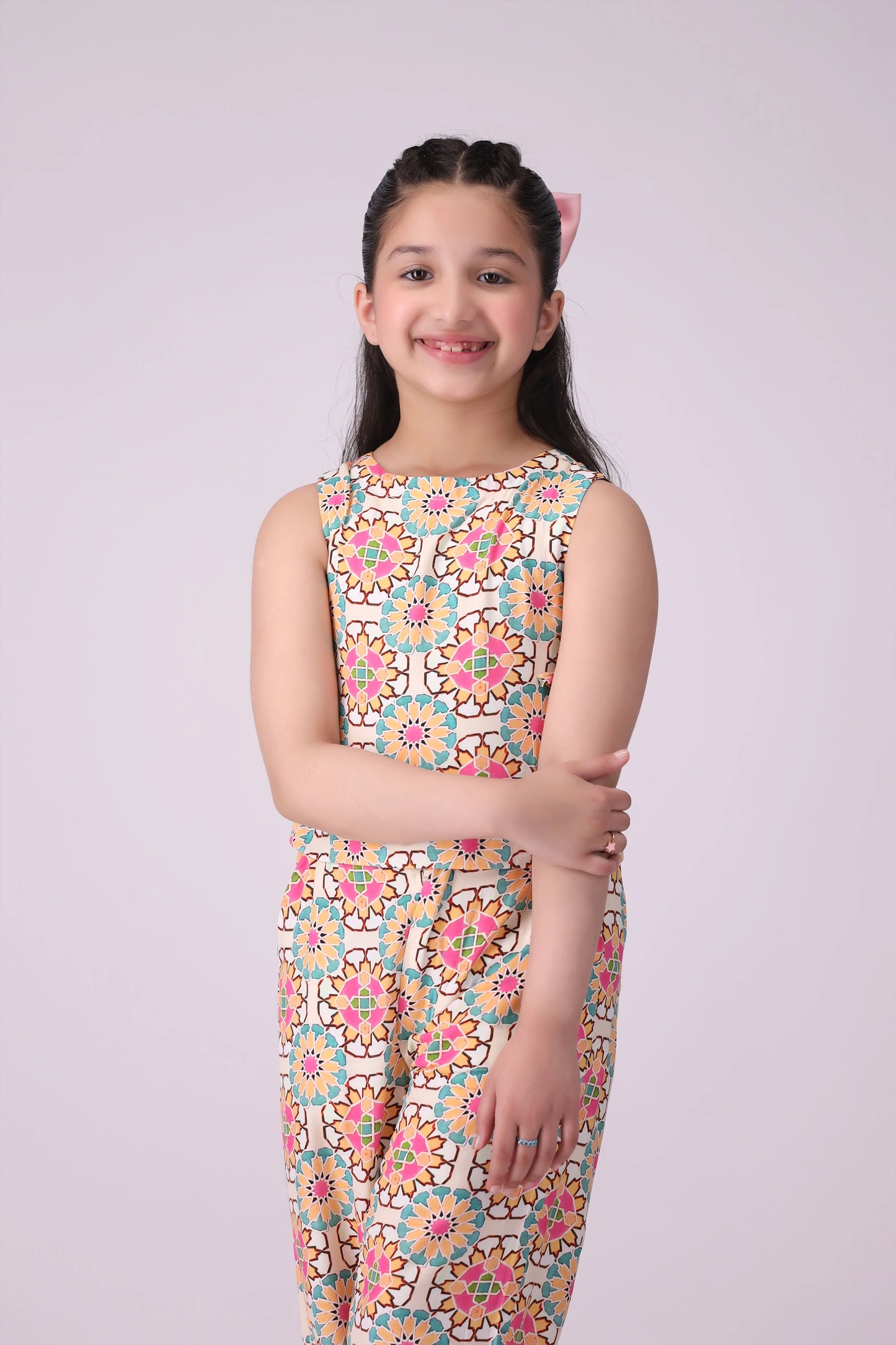 Sleeveless Printed Top - Cougar Clothing