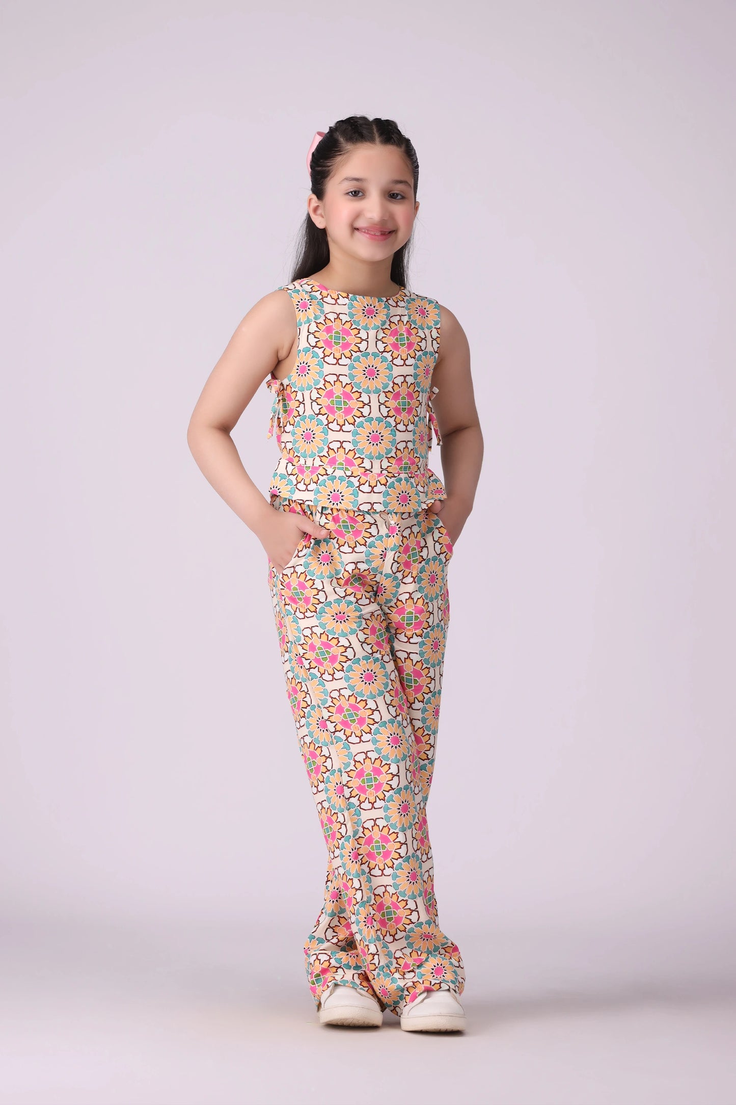 Sleeveless Printed Top - Cougar Clothing