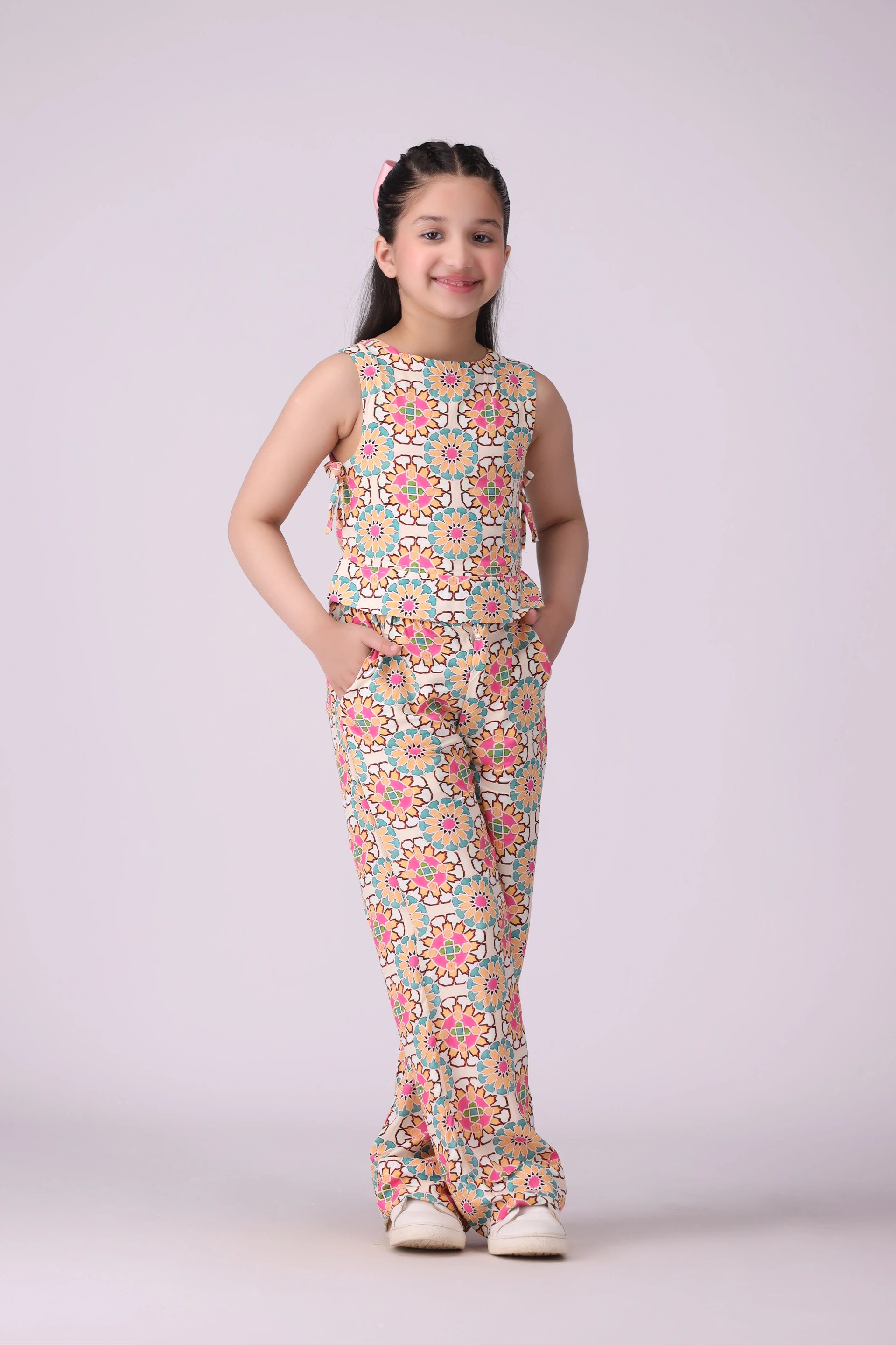 Sleeveless Printed Top - Cougar Clothing
