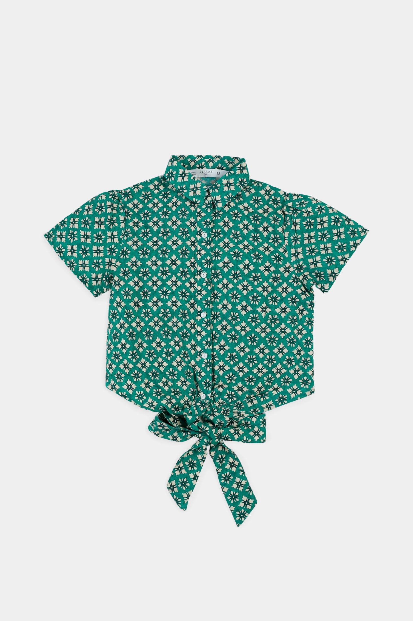 Knot Front Shirt - Cougar Clothing