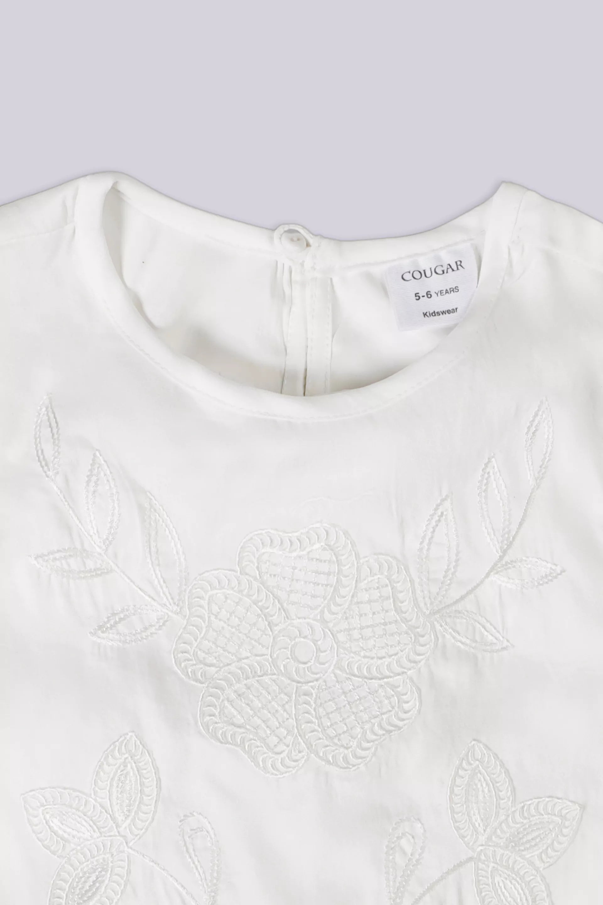 Sleeveless Embroidered Top - Cougar Clothing