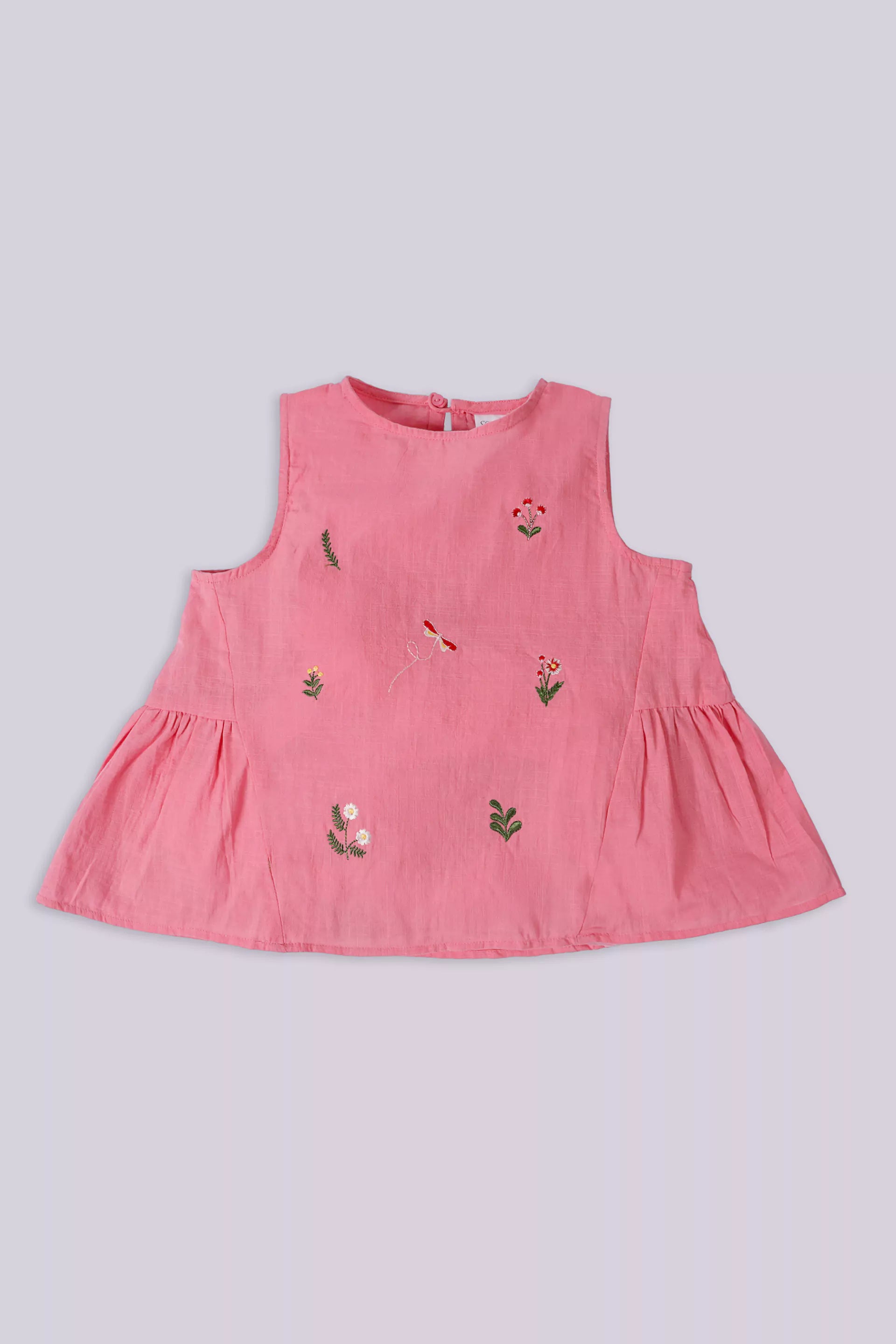 Embroidered Sleeveless Top - Cougar Clothing