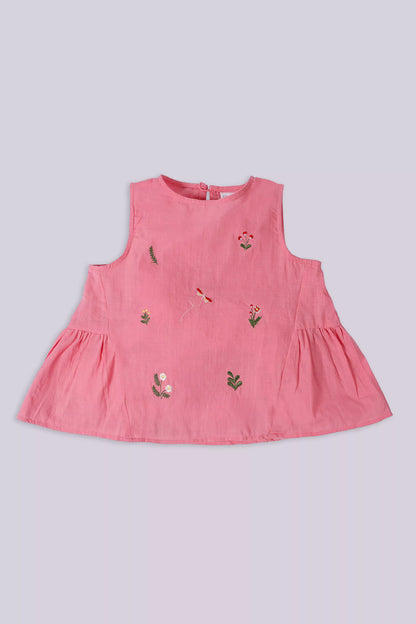 Embroidered Sleeveless Top - Cougar Clothing