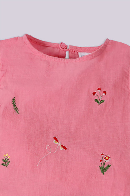 Embroidered Sleeveless Top - Cougar Clothing
