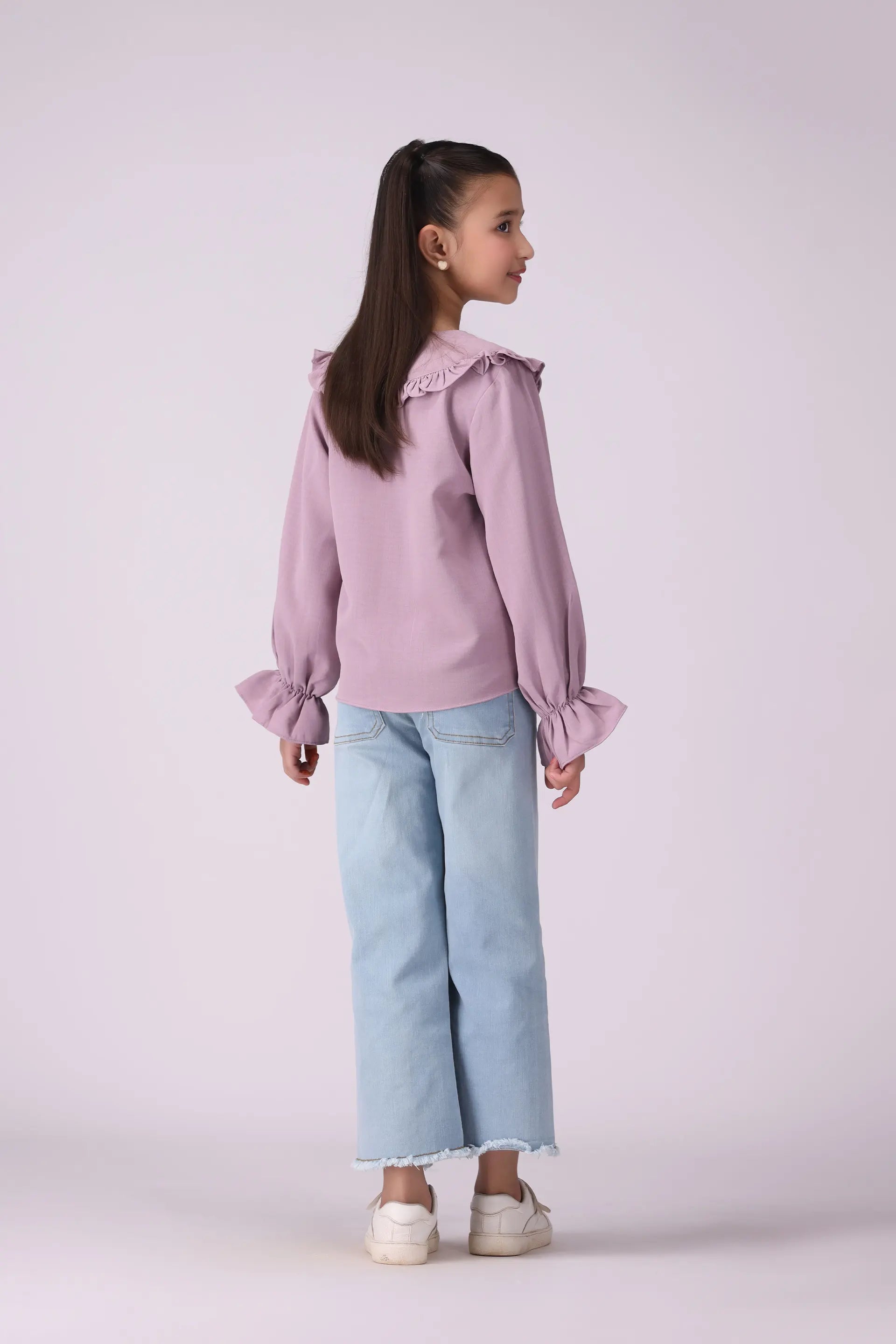 Embroidered Bib Collar Shirt - Cougar Clothing