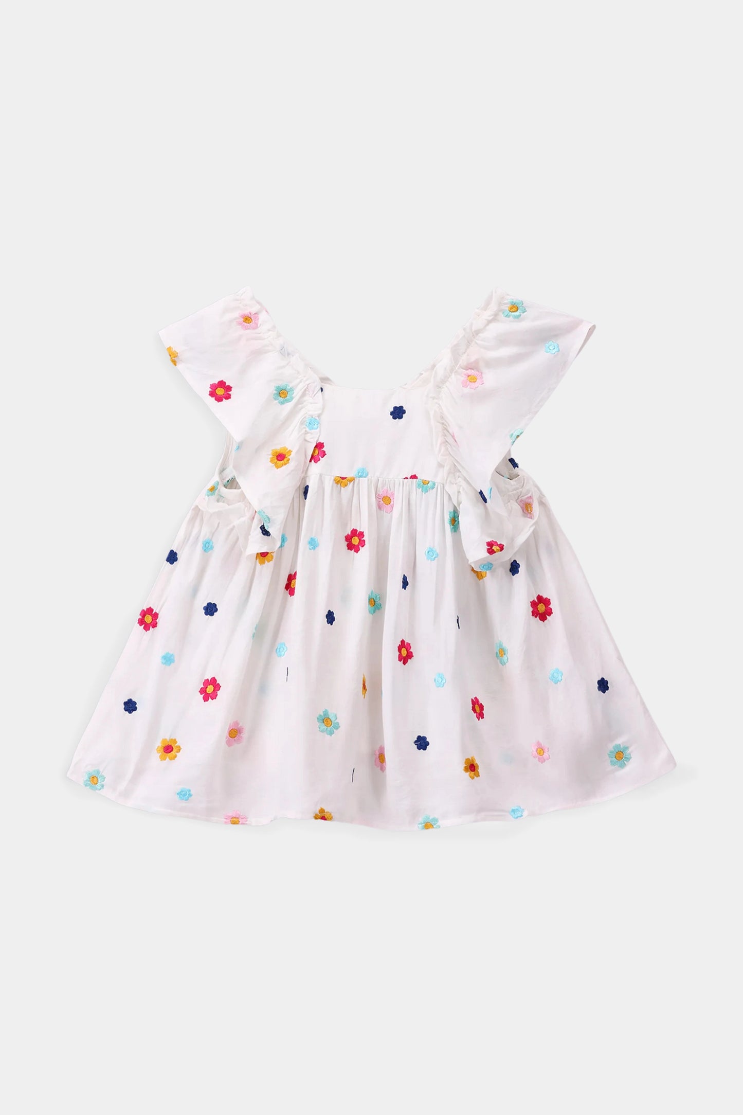 All-Over Embroidered Dress - Cougar Clothing