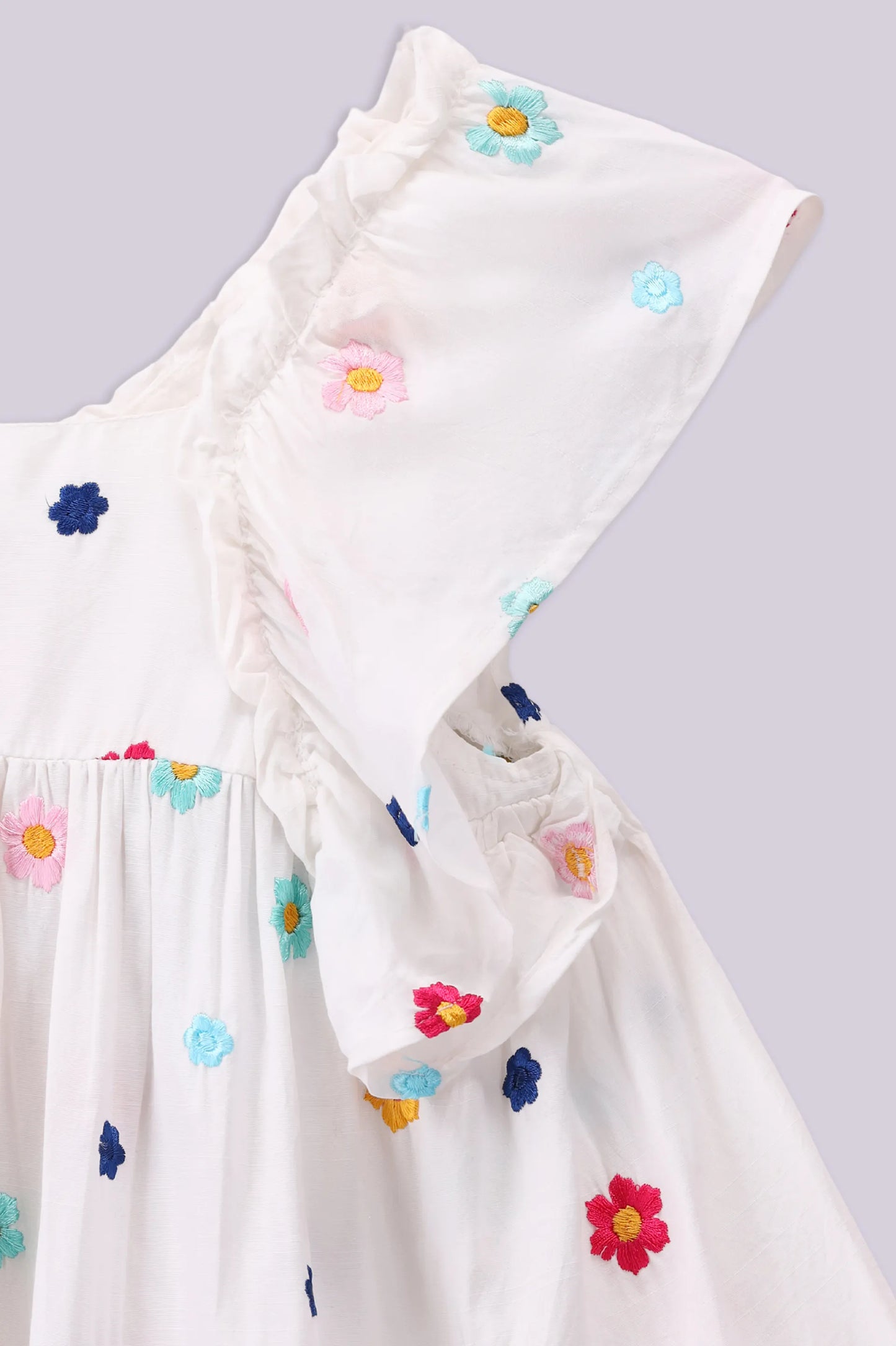 All-Over Embroidered Dress - Cougar Clothing