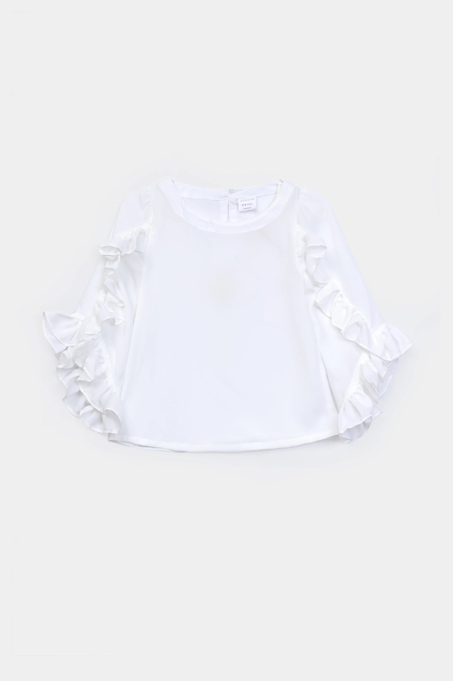 Georgette Chiffon Frilled Top - Cougar Clothing
