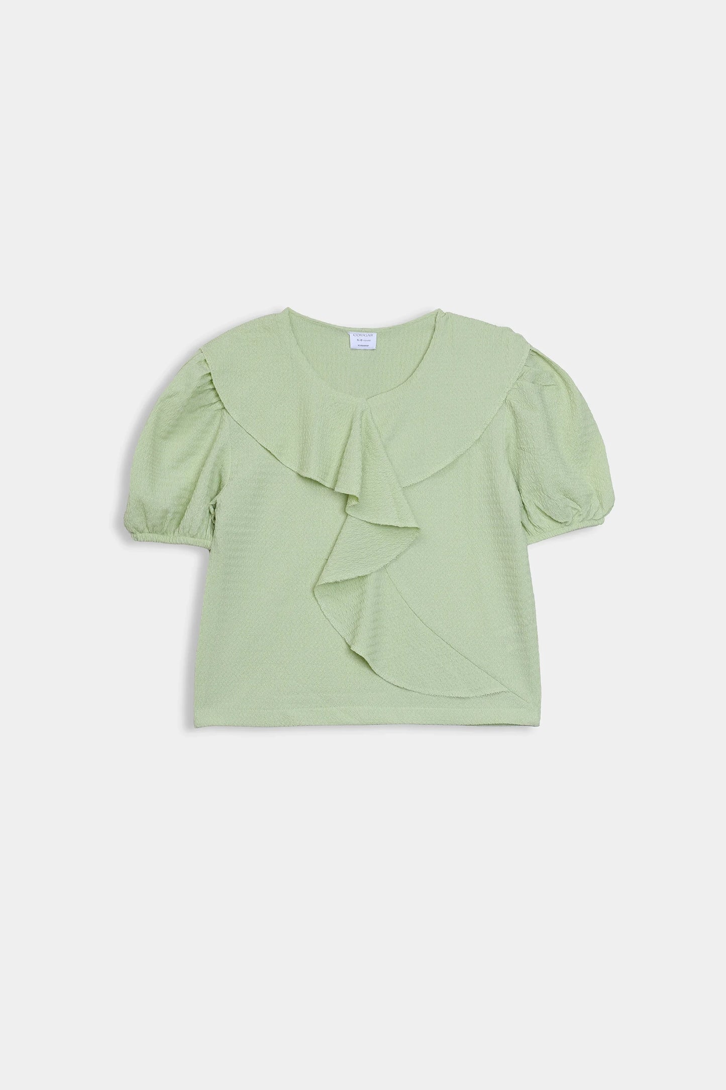 Front Ruffled Top - Cougar Clothing
