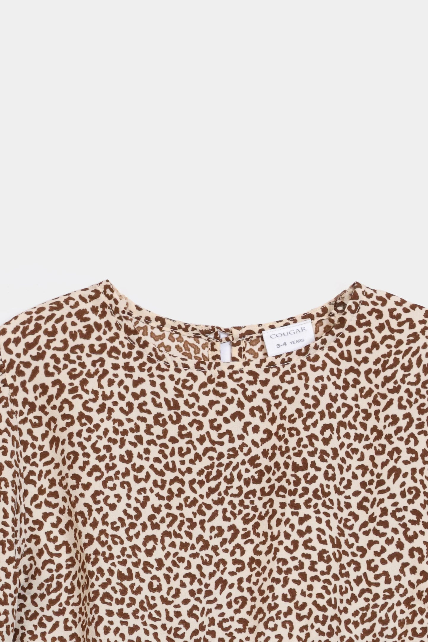 Cheetah Print Peplum - Cougar Clothing