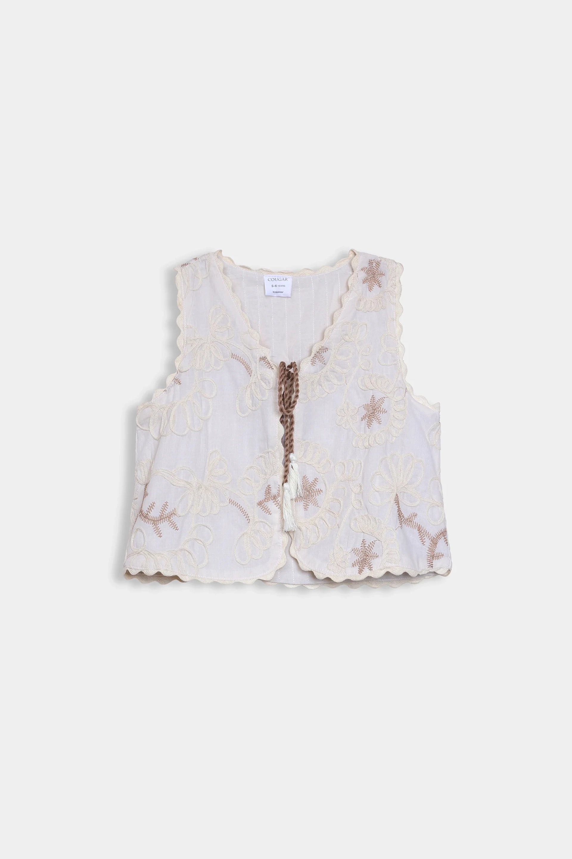 Embroidered Vest - Cougar Clothing
