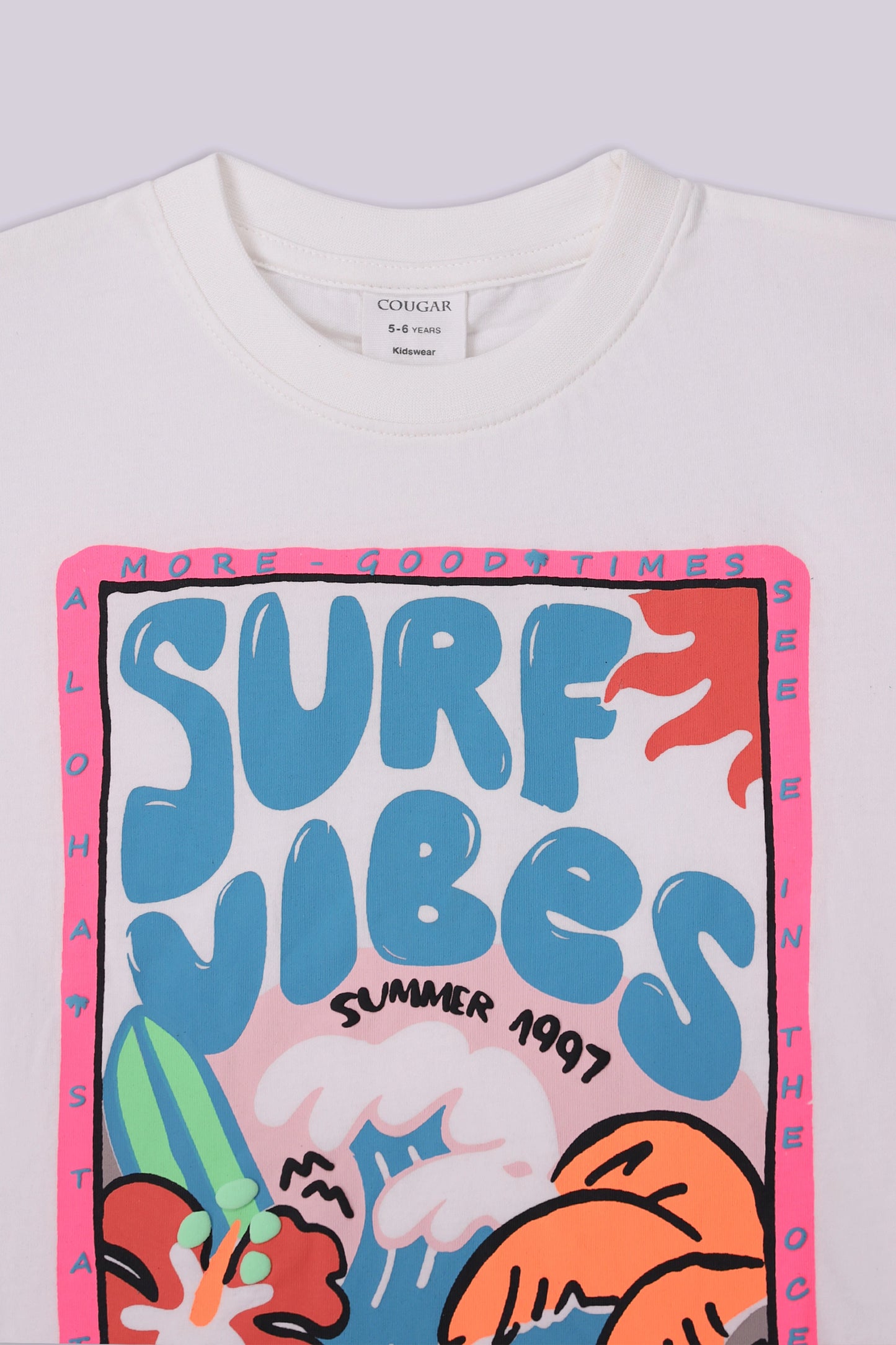 Surf Vibes Graphic T-Shirt - Cougar Clothing