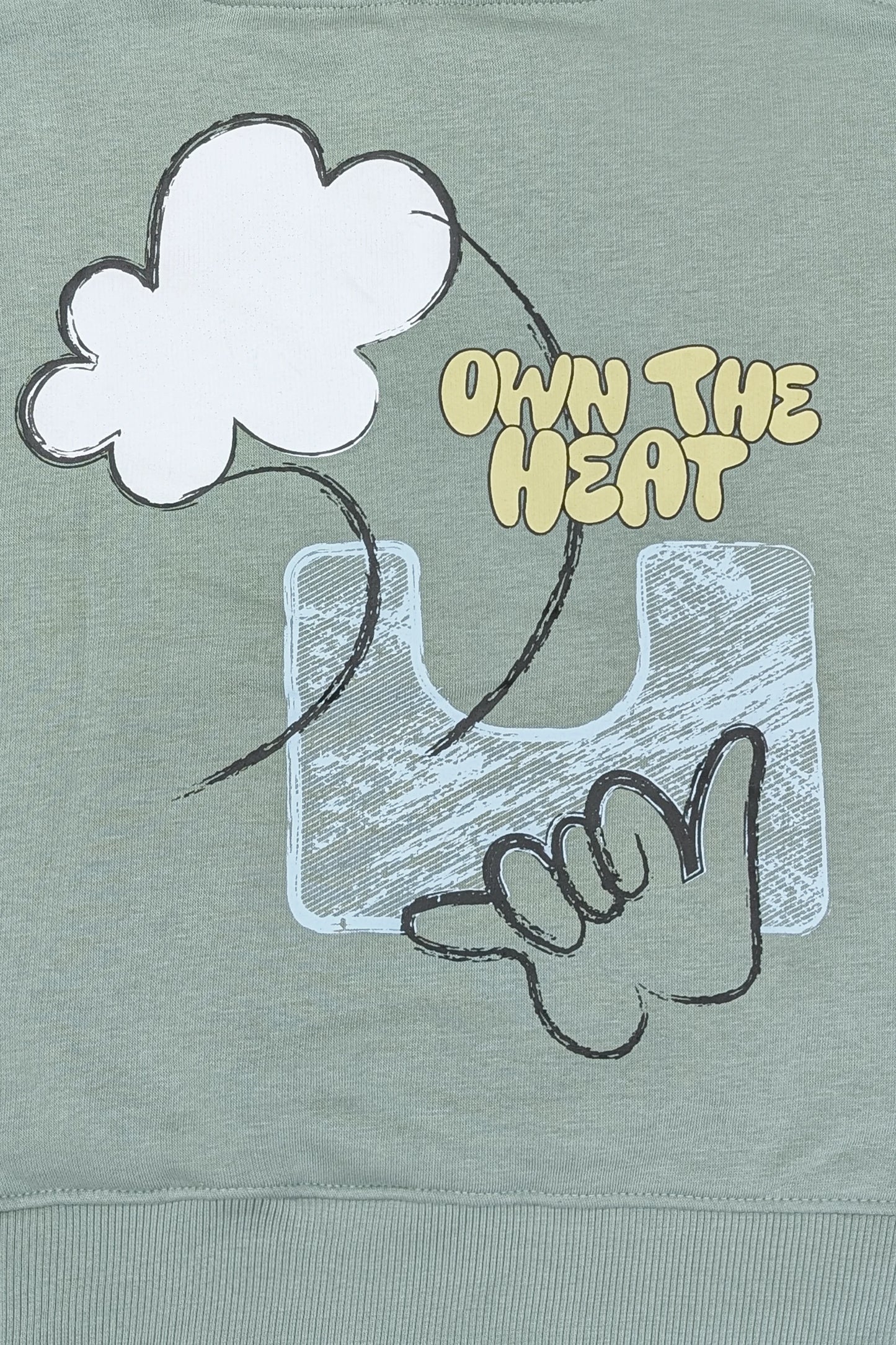 Text Print Pullover - Cougar Clothing