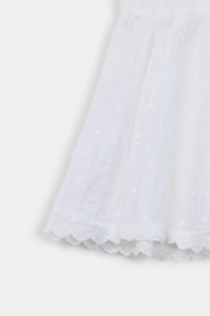 Chiffon Jacquard Peplum Top - Cougar Clothing