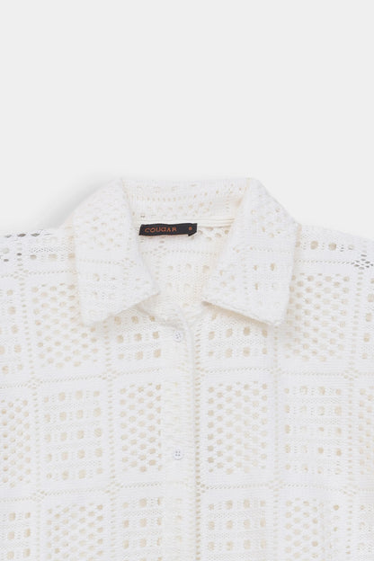 Textured Net Shirt - Cougar Clothing