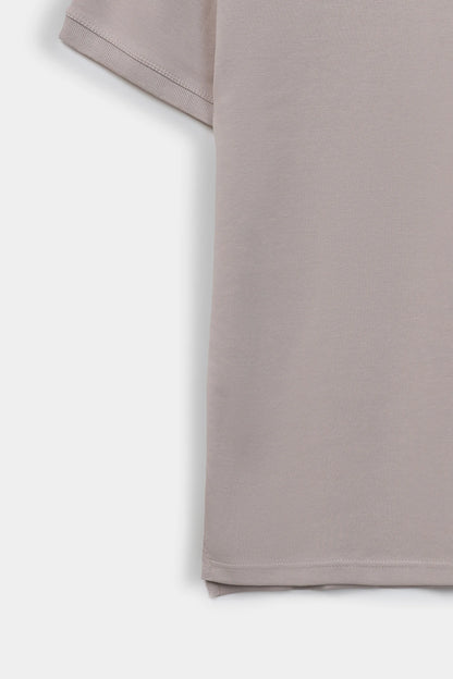Single Button Collar Knit Polo - Cougar Clothing