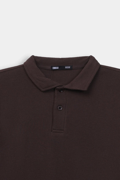 Classic Waffle Polo - Cougar Clothing