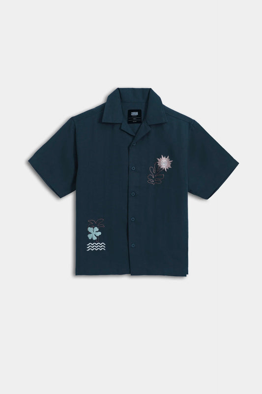 Embroidered Resort Shirt - Cougar Clothing