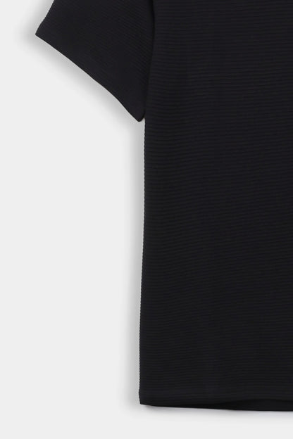 Pleated Jersey T-Shirt - Cougar Clothing