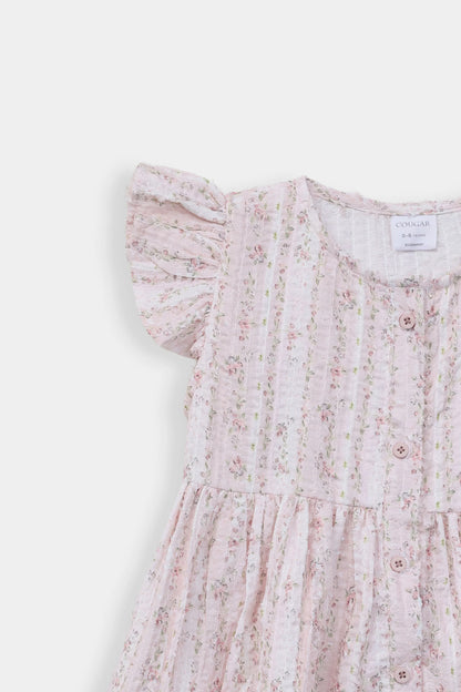 Printed Floral Dress - Cougar Clothing