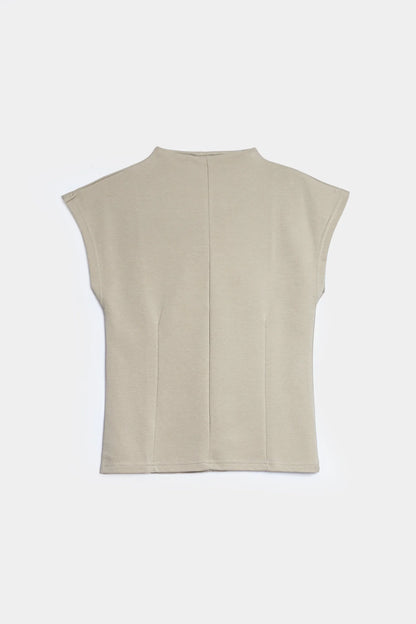 Fitted Top With Darts - Cougar Clothing